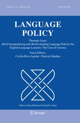Journal: Language Policy, Volume 11 No. 1: February 2012
